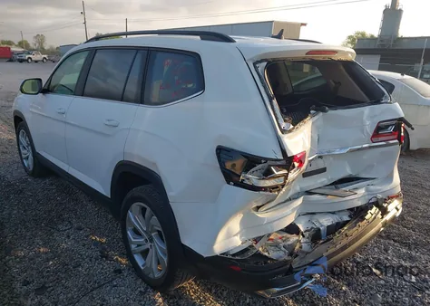 2021 Volkswagen Atlas 3.6L V6 Se W/Technology from USA, damaged, VIN 1V2WR2CA7MC595822